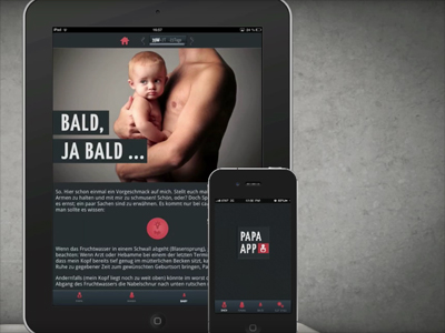 Die Schwangerschafts-App für alle werdenden Väter